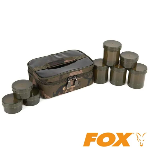 8 POT HOOKBAIT CASE CAMOLITE FOX - La Nave del Pescador