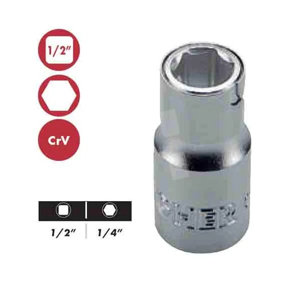 ADAPTADOR 1/2" CUADRILLO - 1/4" GRANEL