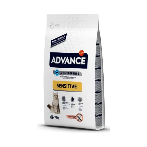 ADVANCE CAT ADULT SALMON SENSITIVE 10 KG.