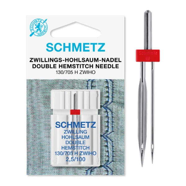 Aguja Schmetz Doble Alada