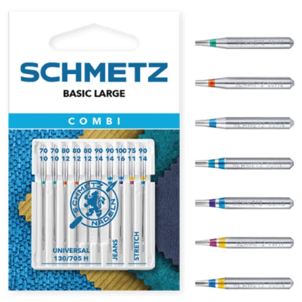Agujas para Máquina de Coser Schmetz Combi Basic Large