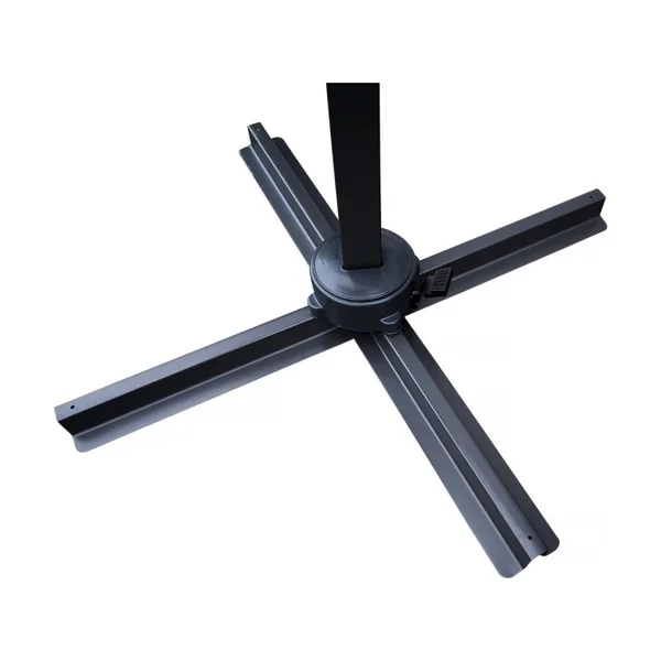 Ampelschirm Garten - 2,5 x 2,5 m - Schwarz - Imagen 7