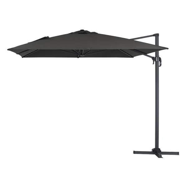 Ampelschirm "Sun 4" - 3 x 4 m - Schwarz