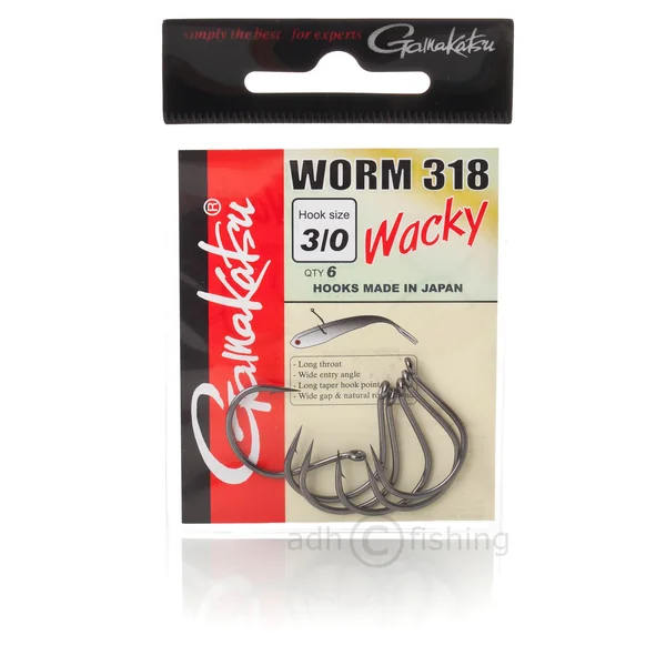 Anzuelo Gamakatsu Worm 318 Wacky