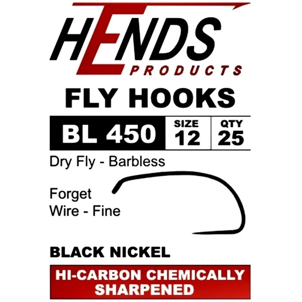 Anzuelo para mosca seca Hends BL 450