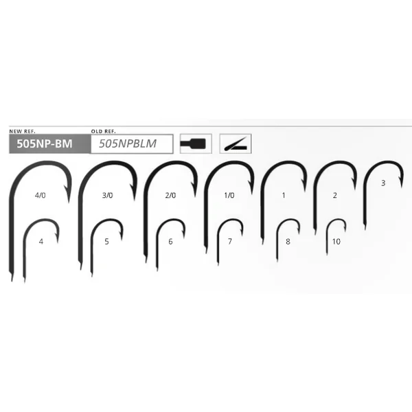 Anzóis Mustad Gure 505NPBLM