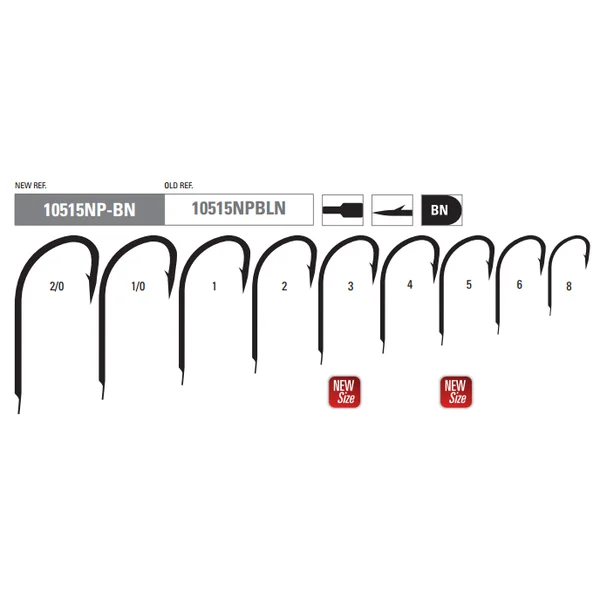 Anzóis Mustad Iwana 10515NP-BN