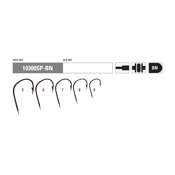Anzóis Mustad Keiryu 10300SP-BN