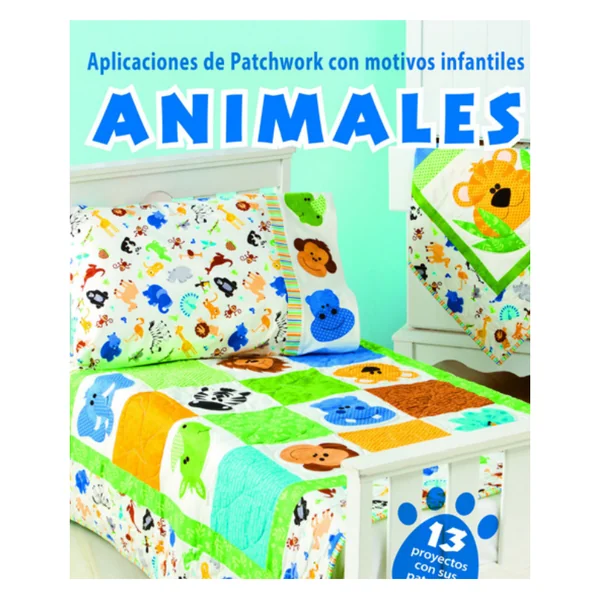 Aplicaciones de Patchwork con Motivos Infantiles. Animales