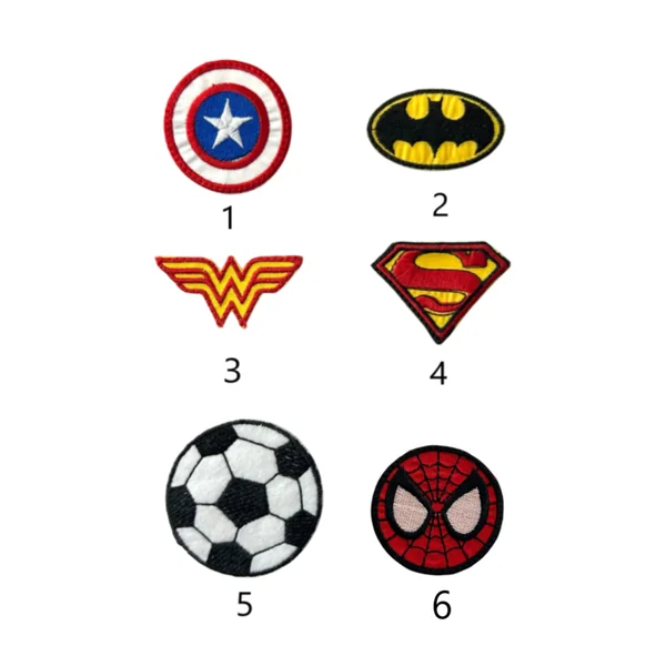 Aplicaciones Termoadhesivas Superhéroes y Fútbol