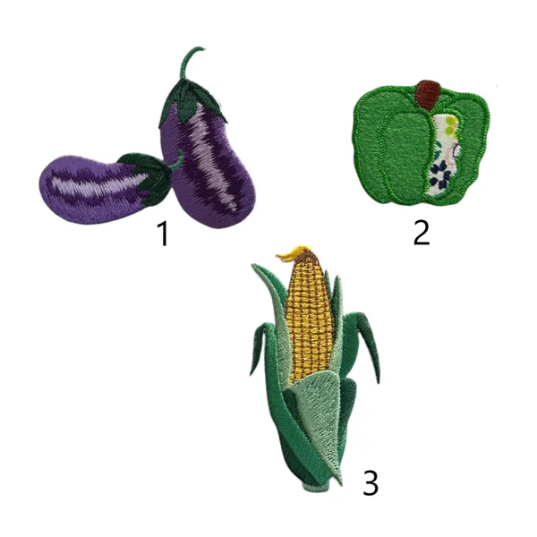 Aplique Bordado Verduras F65