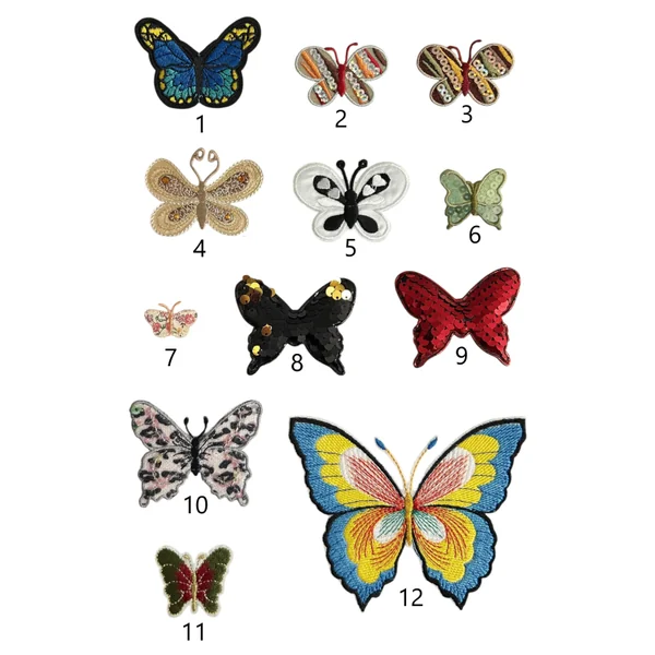 Aplique Mariposa Variada C-51