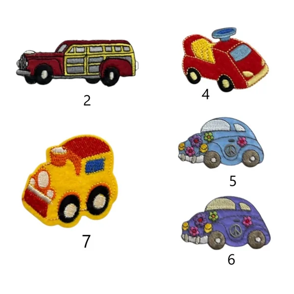 Aplique termoadhesivo coches C3