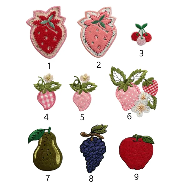 Aplique Termoadhesivo Frutas F76