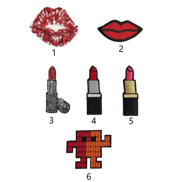 Aplique Termoadhesivo Labios Y Pintalabios B-51
