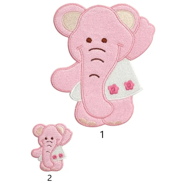 Aplique termoadhesivo para bebé elefante