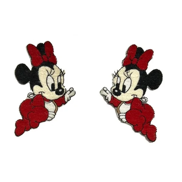 Apliques bordados Minnie (par)