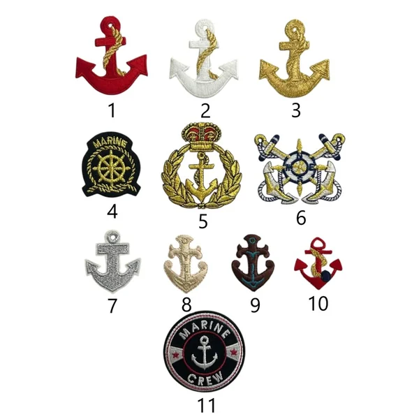 Apliques Marineros Termoadhesivos E-52