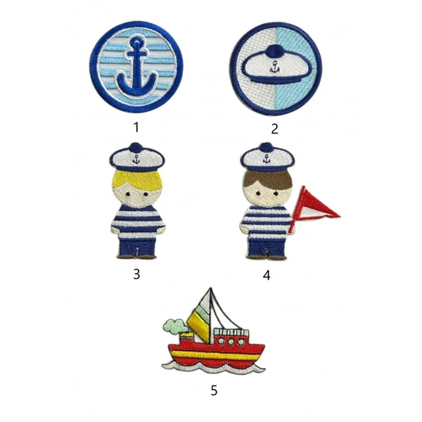 Apliques para infantil marineros