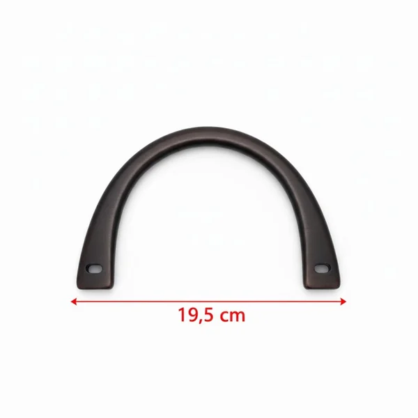 Asas de madera redonda 17,6 x 13,5 cm