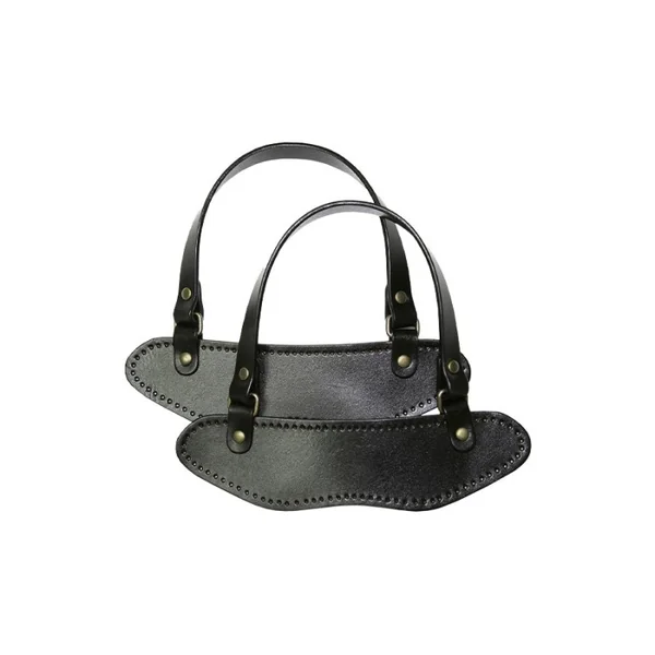 Asas planas de piel con frontal 30 cm × 1,6 cm