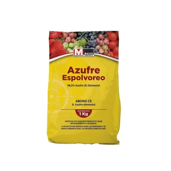 AZUFRE ESPOLVOREO 1 KG.