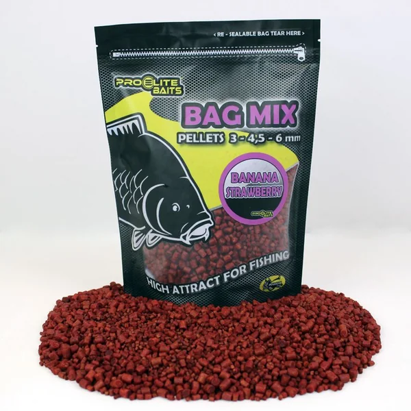 BAG MIX PELLETS BANANA STRAWBERRY - La Nave del Pescador