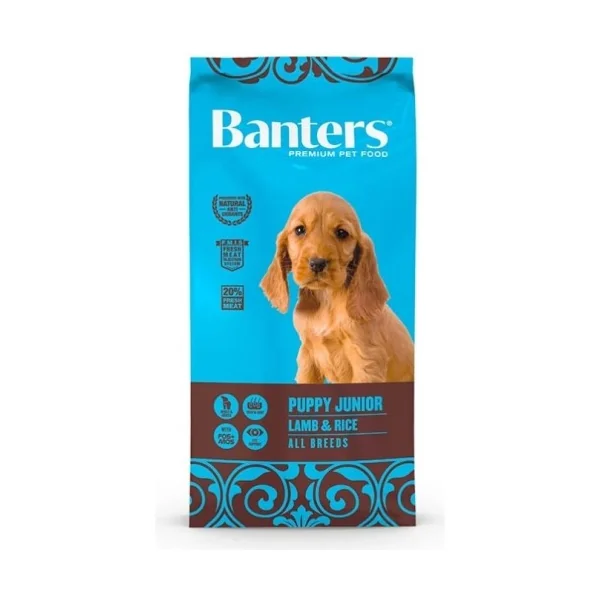 BANTERS DOG PUPPY LAMB&RICE 3KG.