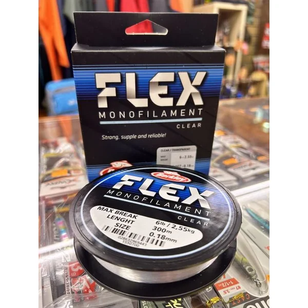 BERKLEY FLEX 0,18mm 300M CLEAR "MONOFILAMENTO"