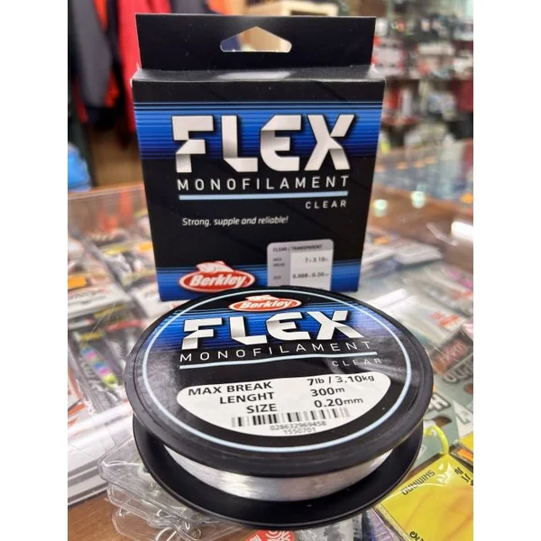 BERKLEY FLEX 0,20mm 300M CLEAR "MONOFILAMENTO"