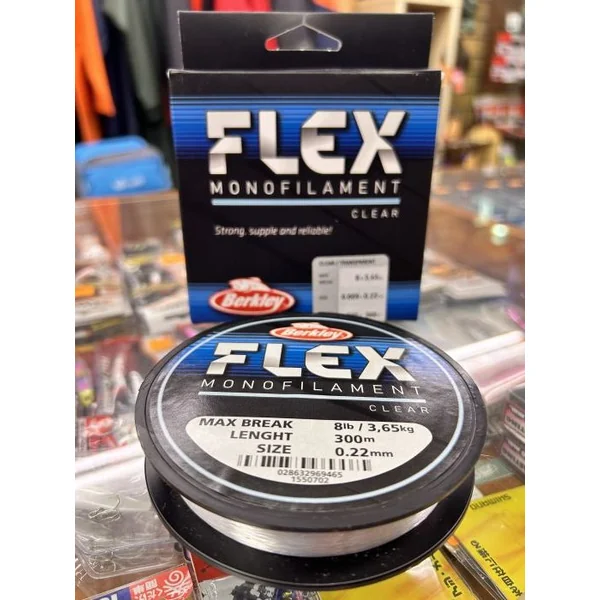 BERKLEY FLEX 0,22mm 300M CLEAR "MONOFILAMENTO"