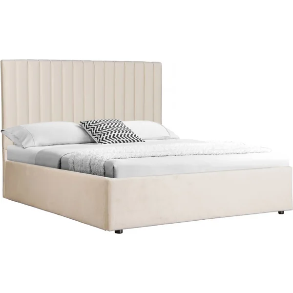 Bett mit Bettkasten "Mia" - 140 x 190 cm - Beige