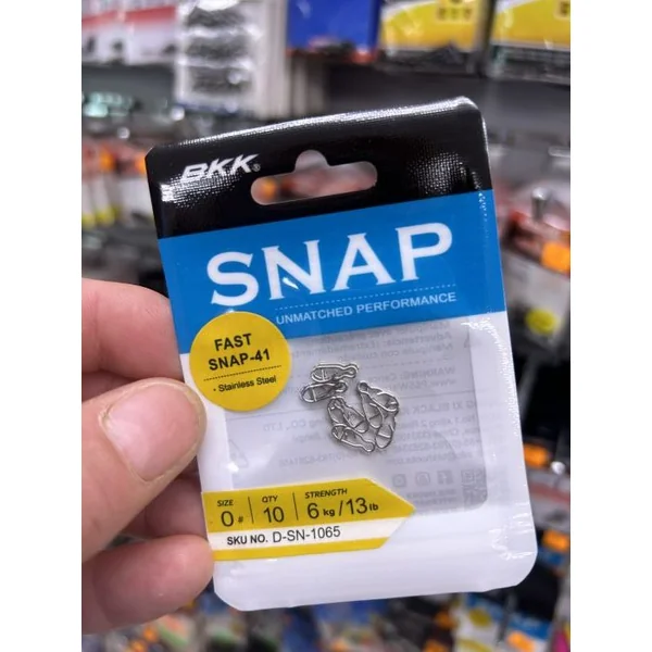 BKK FAST SNAP-41 INOX #0 para 6KG / 13LB "GRAPAS"