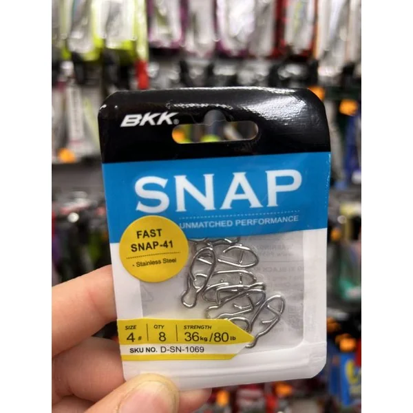 BKK FAST SNAP-41 INOX #4 para 36KG / 80LB "GRAPAS"