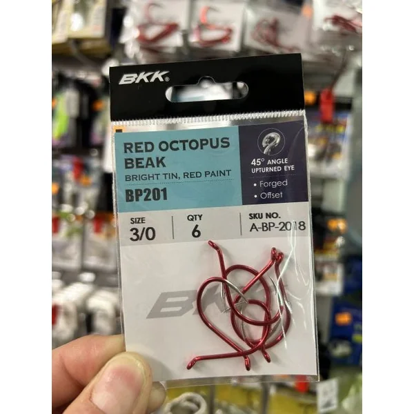 BKK RED OCTOPUS BEAK 3/0 "ANZUELOS VIVO"