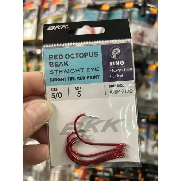 BKK RED OCTOPUS BEAK 5/0 "ANZUELOS VIVO"