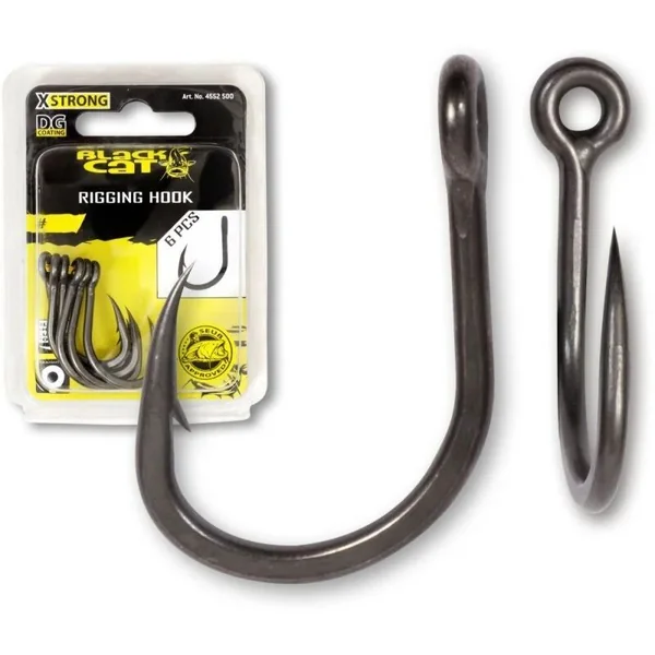 BLACK CAT RIGGING HOOK 6/0 6PCS - La Nave del Pescador