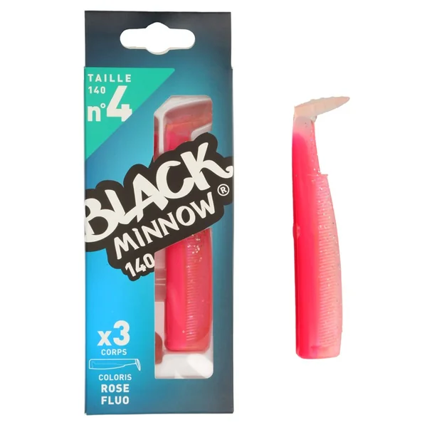 Black Minnow 140 - 3 cuerpos Fluo Pink