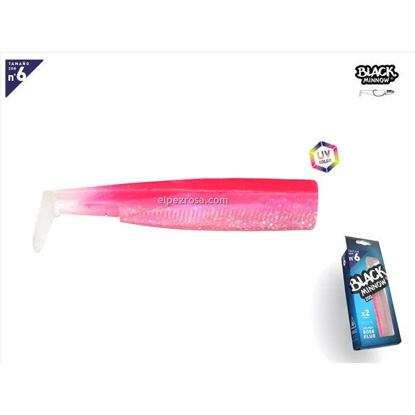 Black Minnow 200 - 2 cuerpos Fluo Pink