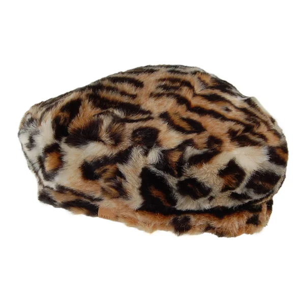 Boina Astilbe de piel sintética de Barts - Leopardo