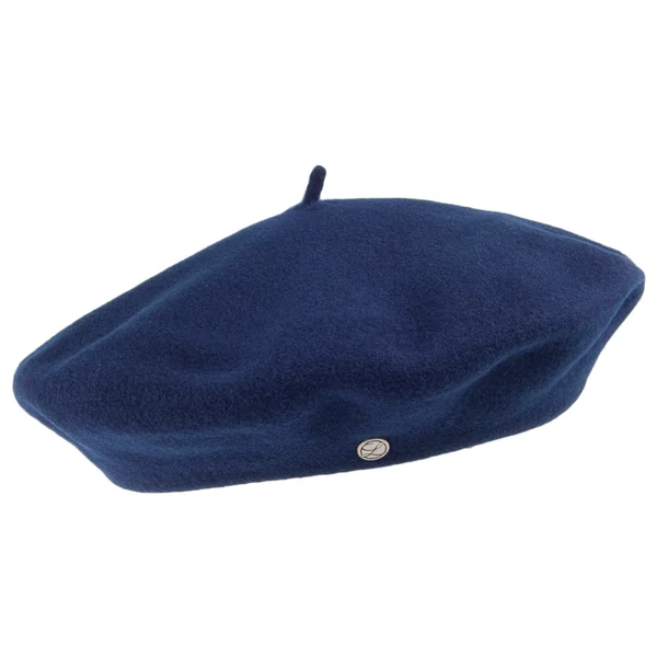 Boina Authentique de lana merino de Laulhère - Azul Marino