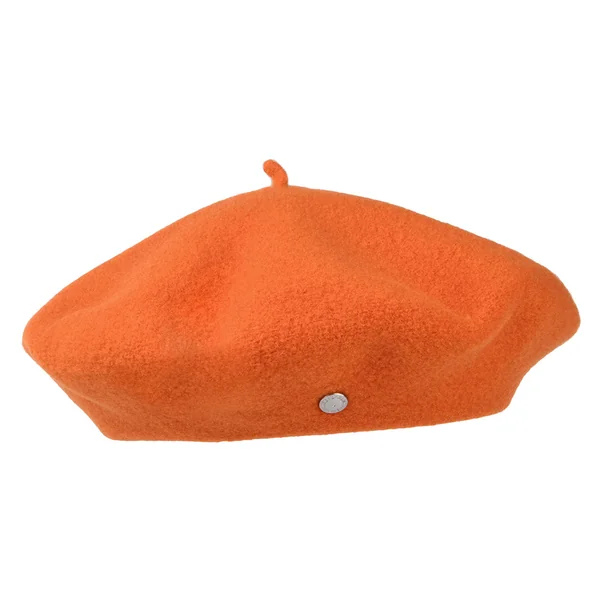 Boina Authentique de lana merino de Laulhère - Naranja Oscuro