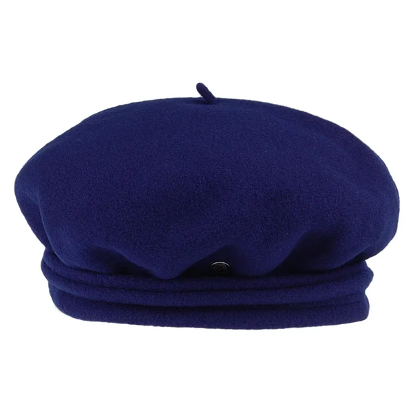 Boina Chopin de lana merino de Laulhère - Azul Real