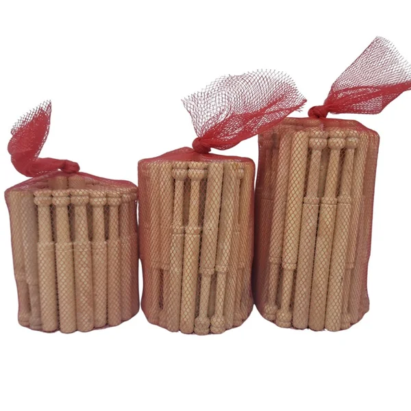 Bolillo de Madera Boj Tradicional Recto (25 unidades)