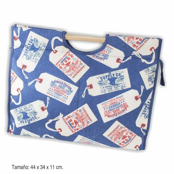 Bolsa de labores azul