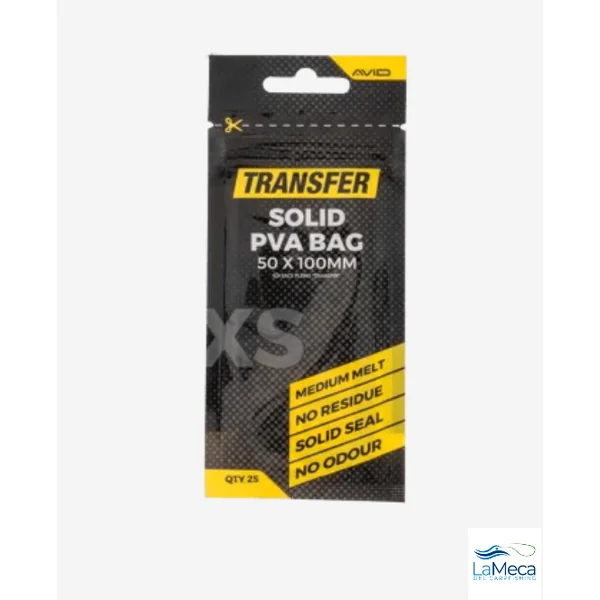 BOLSAS DE PVA AVID CARP 50 x 100 mm