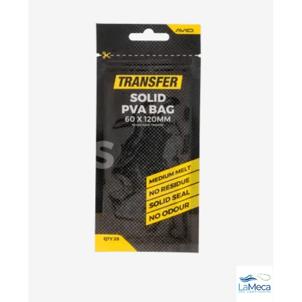BOLSAS DE PVA AVID CARP 60 x 120 mm