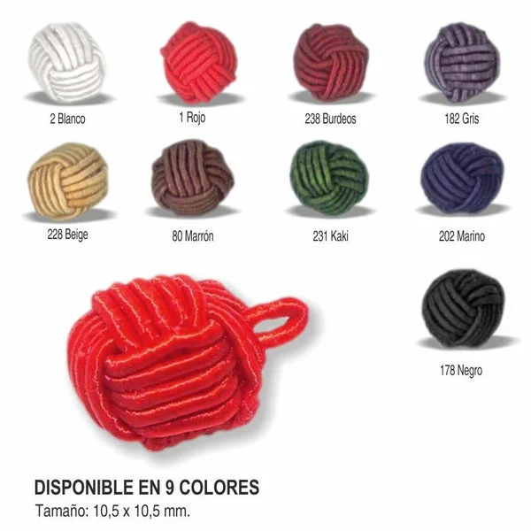 Botón Gemelo Nudo Oriental