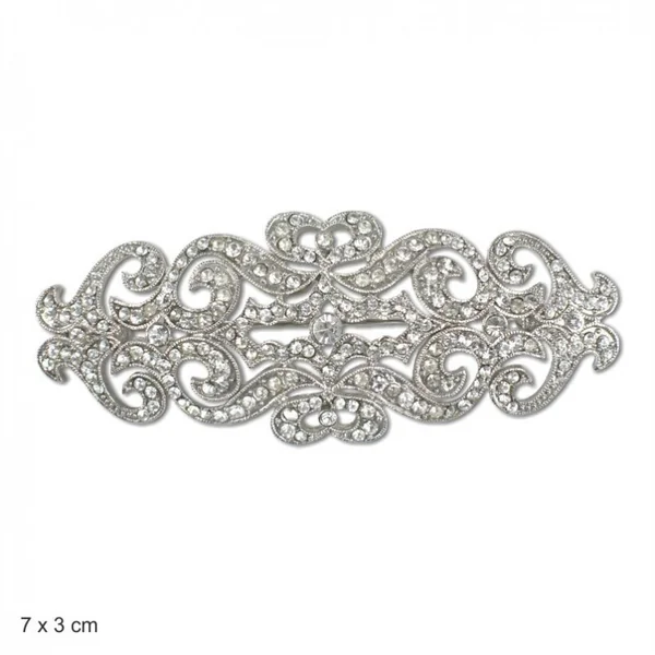 Broche brillante calado