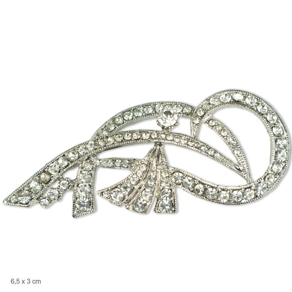 Broche de lazo brillante